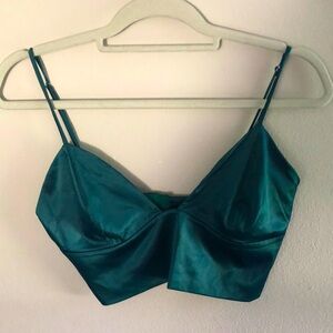 Emerald bralette/top